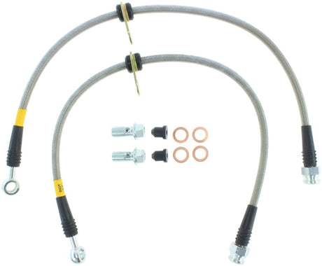 Conduites de frein arrière en acier inoxydable StopTech 08-10 EVO X AWD