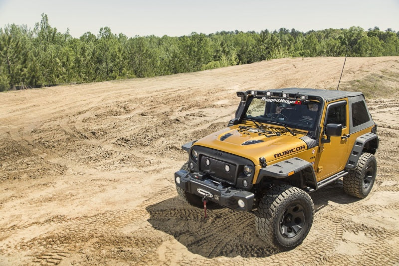 Rugged Ridge Montana Top Bowless Black Diamond 07-18 Jeep Wrangler JK 2-Dr