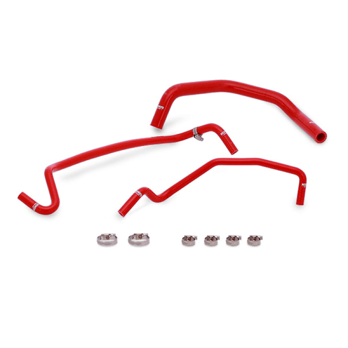 Kit de tuyaux auxiliaires en silicone rouge Mishimoto 15+ Ford Mustang GT