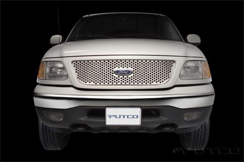 Grilles en acier inoxydable perforées Putco 97-98 Ford F-150 (calandre en nid d'abeille)