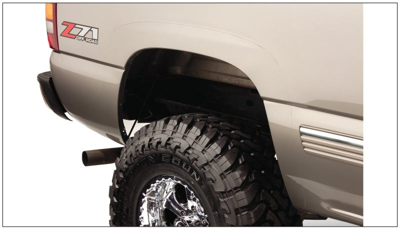 Bushwacker 07-07 Chevy Silverado 1500 Classic Fleetside Extend-A-Fender Style Flares 4 pièces - Noir