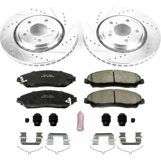 Power Stop 17-19 Acura MDX Front Z23 Evolution Sport Brake Kit