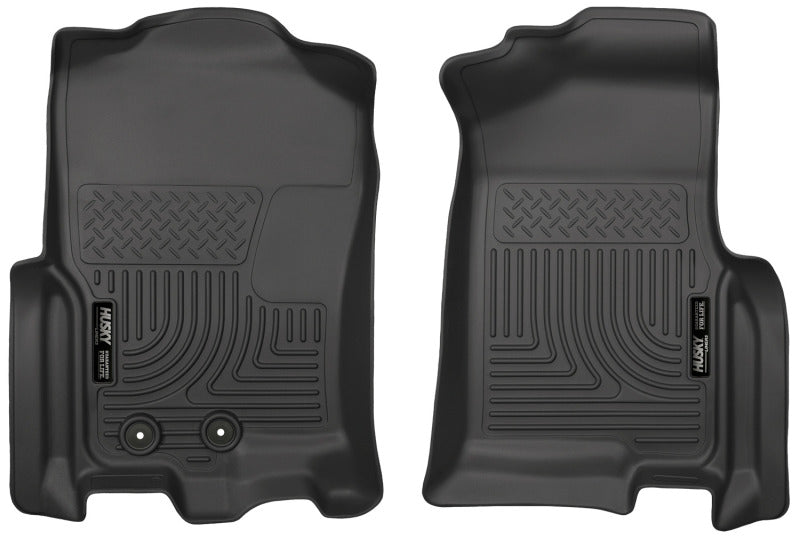 Revêtements de sol avant noirs Husky Liners 2015 Ford Expedition/Lincoln Navigator WeatherBeater