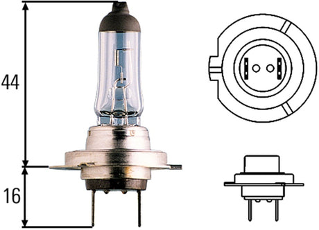 Ampoules Hella Optilux H7 100W XB Extreme Blue (paire)