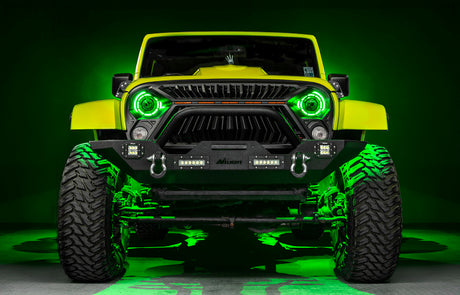 Phares de projecteur Oracle Oculus 7 pouces ColorSHIFT Bi-LED pour Jeep Wrangler JK VOIR LA GARANTIE