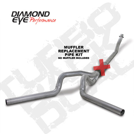 KIT Diamond Eye 4 po TB MFLR TUYAU DE RÉPARATION DOUBLE AL : 94-02 DODGE CUMMINS 5,9 L
