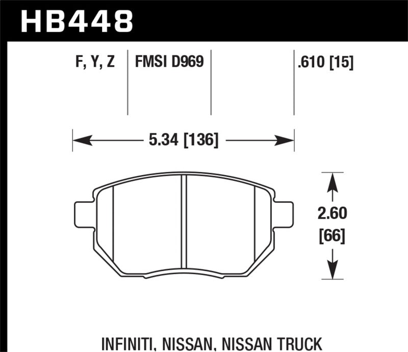 Hawk LTS Street Brake Pads