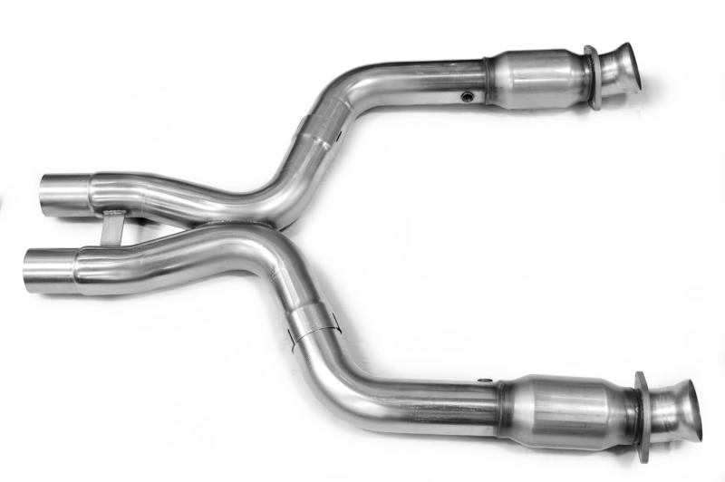 Kooks 07-10 Ford Shelby GT-500 5,4 L 4 V 3 po x 2 1/2 po OEM VERT Cat SS X-Pipe Kooks HDR requis