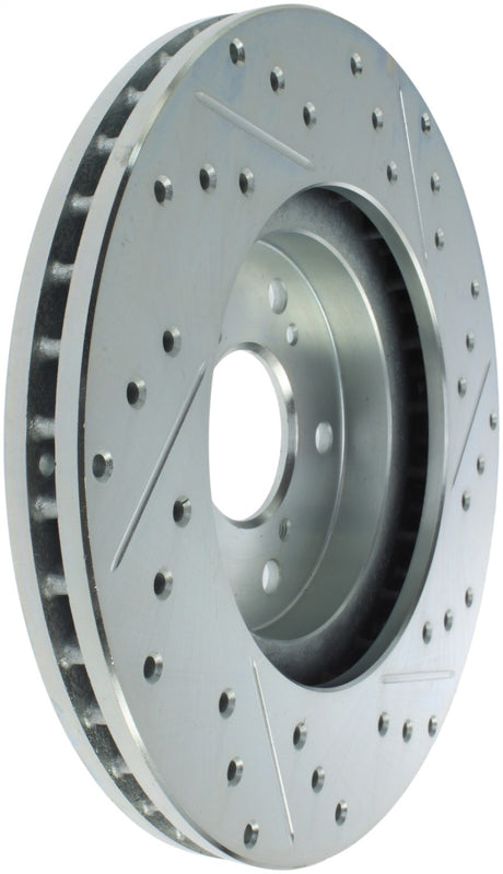 Rotor avant droit fendu et percé StopTech Select Sport 99-08 Acura TL (étrier STD) / 01-03 CL