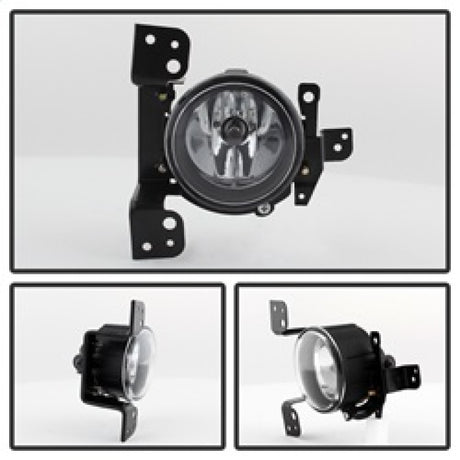 Feux antibrouillard OEM Spyder Mitsubishi Mirage 2014+ avec interrupteur transparent FL-MM2014-C