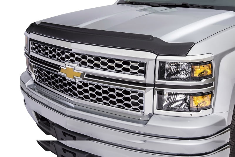 Capot de protection à profil bas texturé AVS 07-14 pour Chevy Tahoe Aeroskin II - Noir