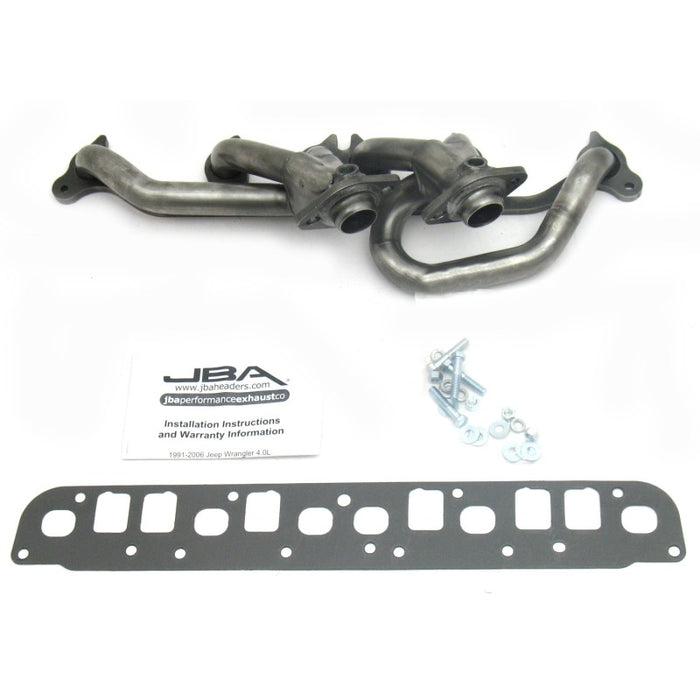 Collecteur d'échappement primaire JBA 00-06 Jeep 4.0L 1-1/2 po brut 409SS Cat4Ward