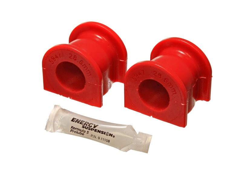 Energy Suspension 00-09 Honda S2000 Red 28.6mm Front Sway Bar Bushing Set