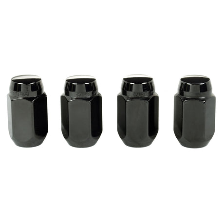Écrou de roue hexagonal McGard (siège conique) 1/2-20 / 13/16 Hex / 1,5 po de longueur (paquet de 4) - Noir