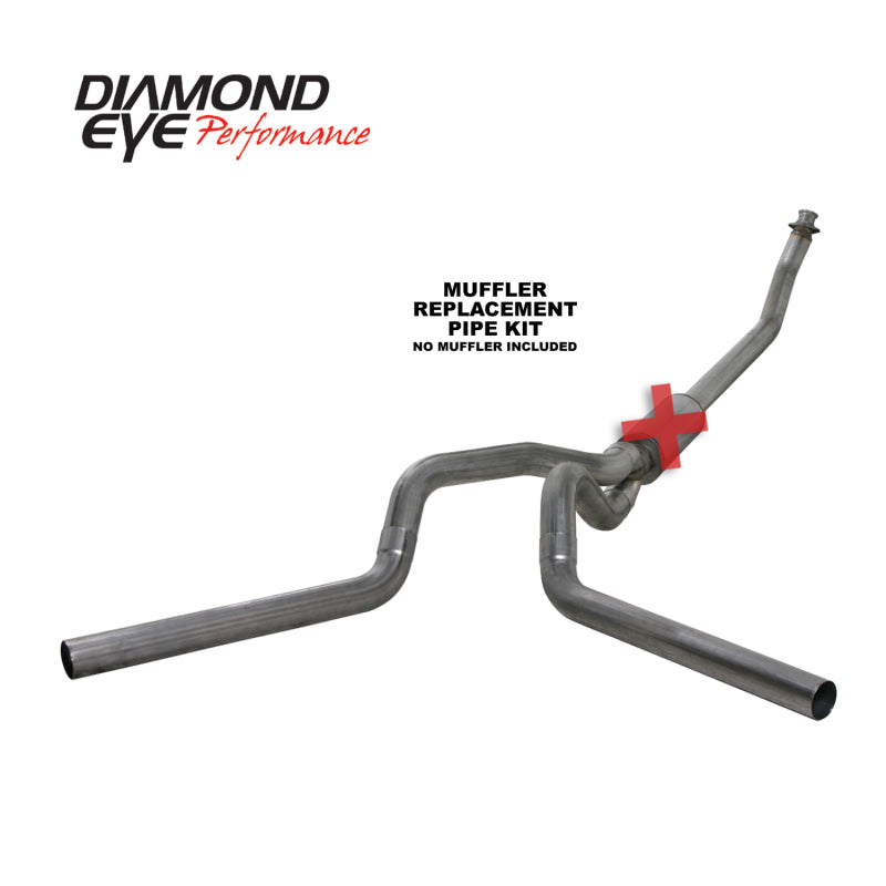 KIT Diamond Eye 4 po TB MFLR TUYAU DE RÉPARATION DOUBLE SS : 94-02 DODGE CUMMINS 5,9 L