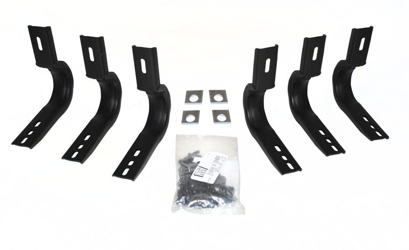 Supports Go Rhino 07-10 Chevrolet Silverado 2500HD/3500HD pour marchepieds latéraux OE Xtreme Cab Length