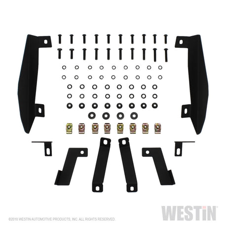 Garde-boue intérieur Westin 07-18 Jeep Wrangler JK - Avant - Noir texturé