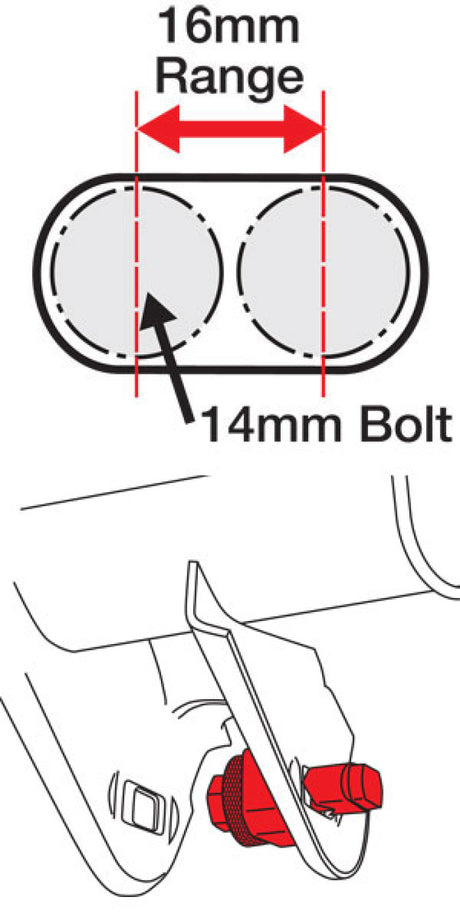 Outil de perforation de fentes SPC Performance 14 x 16 mm