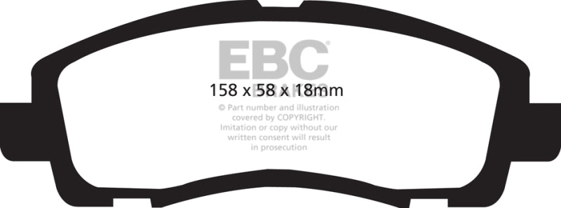 Plaquettes de frein avant extra-robustes EBC 05-14 Honda Ridgeline 3.5
