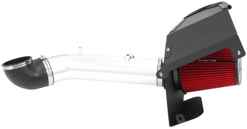 Spectre 11-13 GM 2500HD/3500HD V8-6.0L F/I Air Intake Kit - Polished w/Red Filter