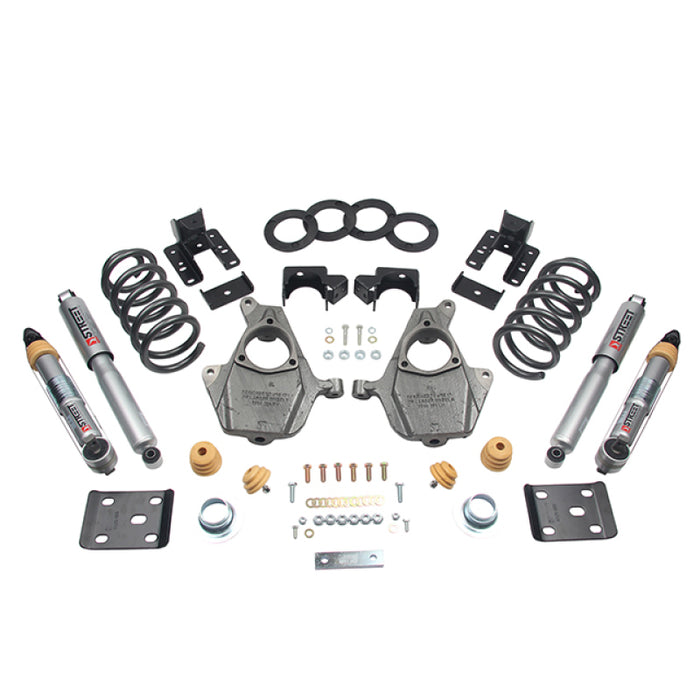 KIT D'ABAISSEMENT Belltech 16.5-17 Chevy Silverado toutes cabines 2W 3-4F / 7R