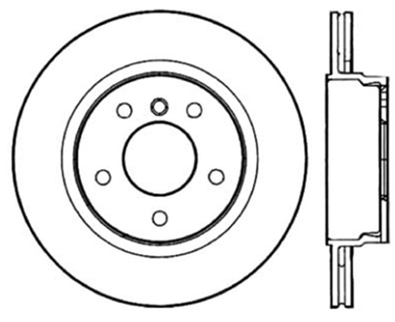 Rotor arrière gauche percé StopTech 99-05 BMW Série 3