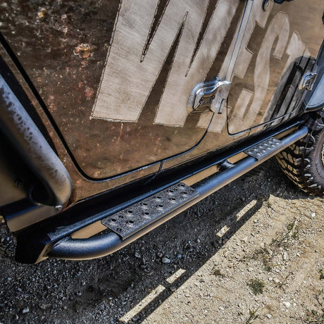 Glissières de toit Westin 18-23 pour Jeep Wrangler JL Unlimited 4 portes - Noir texturé