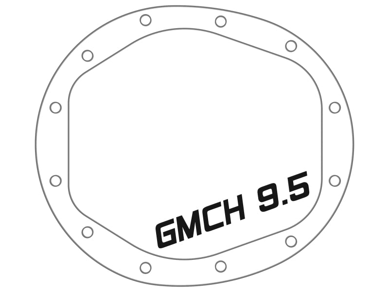 Couvercle de différentiel arrière aFe Pro Series GMCH 9.5 brut avec ailettes usinées 19-20 GM Silverado/Sierra 1500