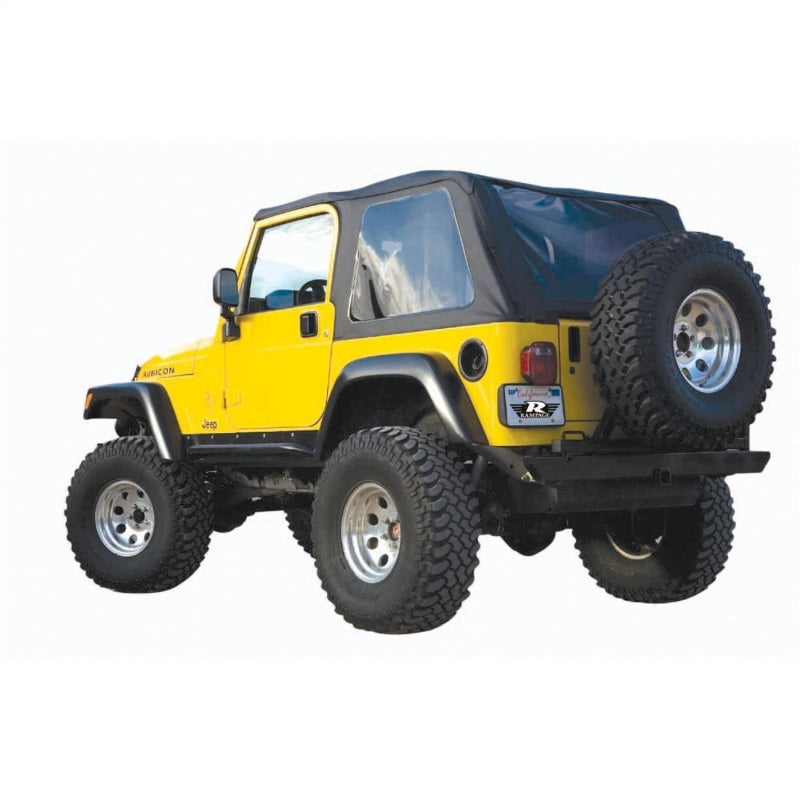 Jeep Wrangler (TJ) Rampage 1997-2006, kit de toit souple sans cadre LJ Unlimited - Black Diamond