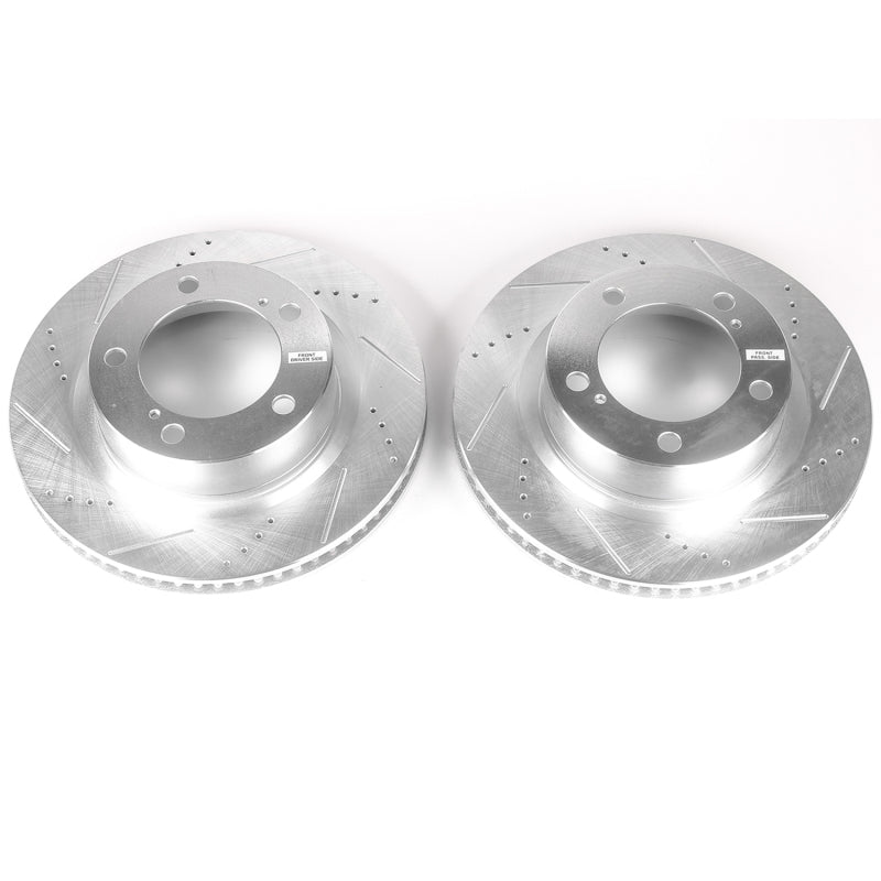 Disques de frein avant Power Stop 08-11 Lexus LX570 Evolution percés et fendus - Paire