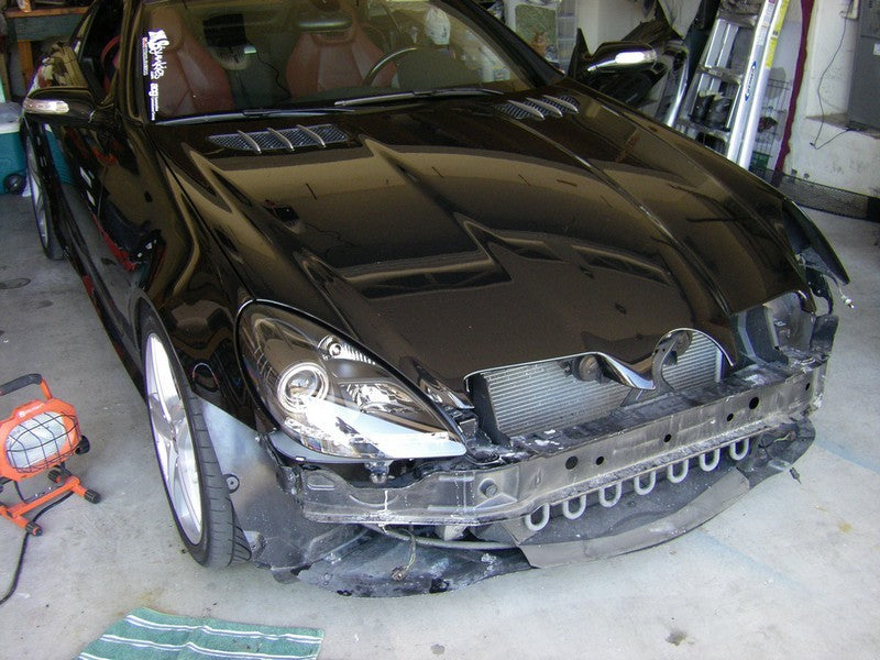 Phares de projecteur Spyder Mercedes Benz SLK 05-10 Modèle halogène - DRL Blk PRO-YD-MBSLK05-DRL-BK