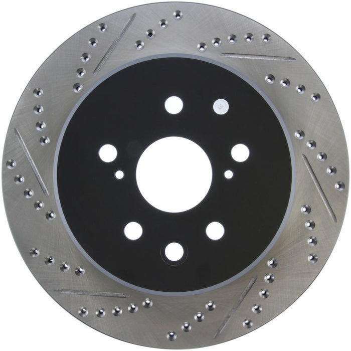 Disque de frein sport fendu et percé StopTech arrière droit 13-14 Lexus GS300/350/400/430