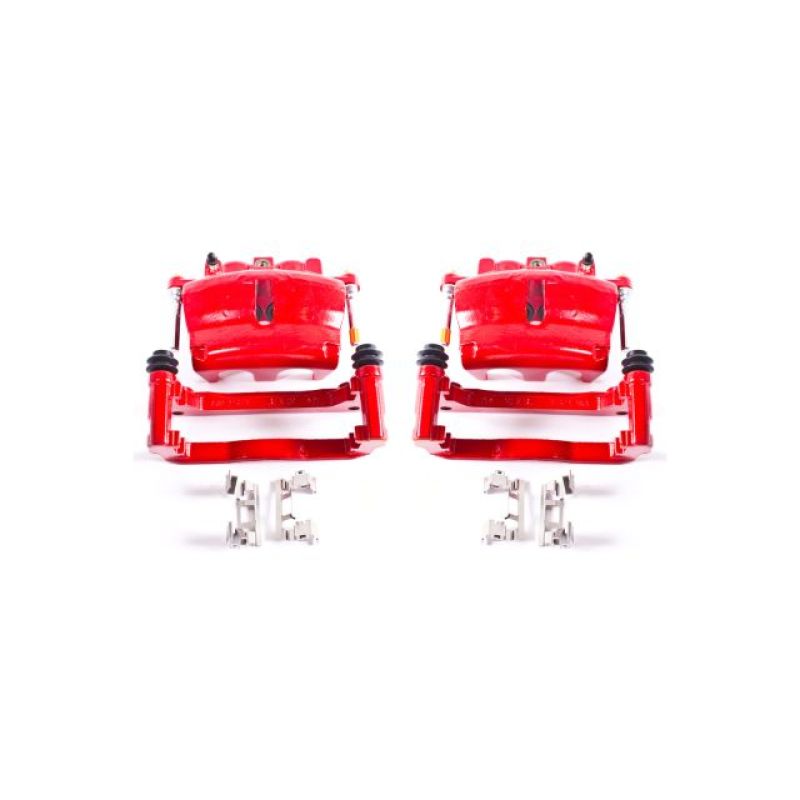 Étriers avant rouges Power Stop 08-16 Buick Enclave avec supports - Paire