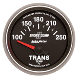 Kit de jauges de température et de pression d'huile de la boîte de vitesses du pilier A de Jeep Wrangler Autometer 11+ Sport Comp 2