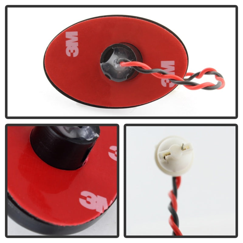 xTune Ford Superduty F250-F550 99-10 Dually Fender LED Side Fender Lights Smoke ACC-LED-FDSD99-SL-SM