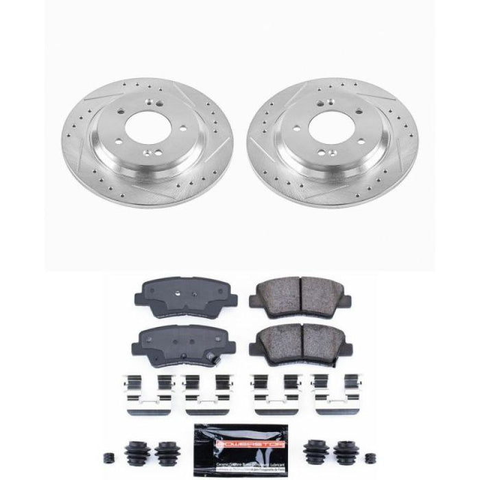 Kit de freins sport Power Stop pour Hyundai Sonata 2015 Z23 Evolution arrière