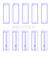 King Engine Bearings Hyundai i30 G4FC (Size +0.25mm) Main Bearing Set