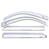 Déflecteurs de vitres avant et arrière AVS 13-19 Ford Escape Ventvisor 4 pièces - Chrome