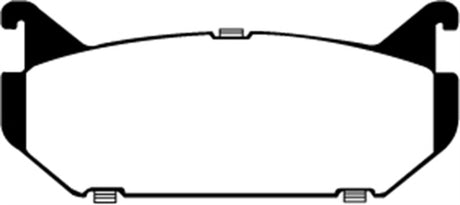 Plaquettes de frein arrière EBC 93-97 Ford Probe 2.0 16v Ultimax2
