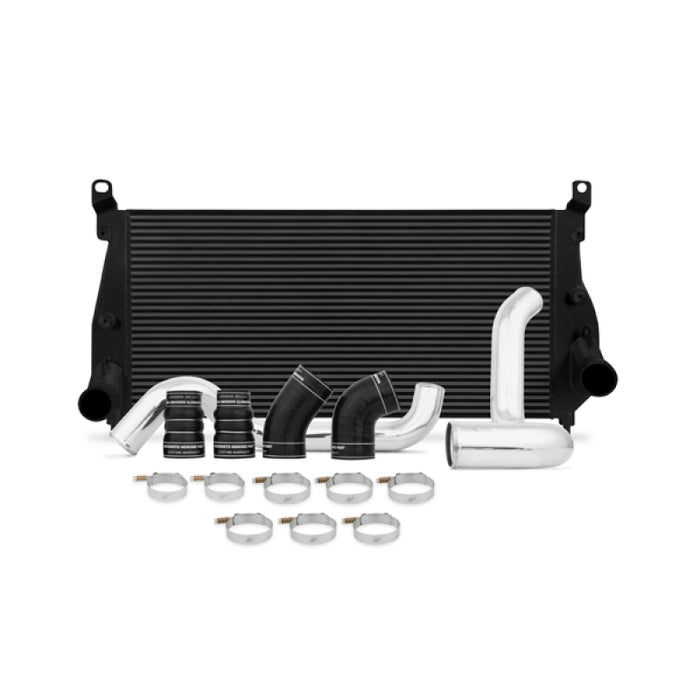 Kit de refroidisseur intermédiaire Duramax Mishimoto 02-04.5 Chevrolet 6,6 L avec tuyaux (noir)