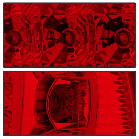 Feux arrière LED Xtune Ford F150 Styleside 97-03 Super Duty 99-07 Fumée rouge ALT-ON-FF15097-LED-RC