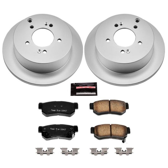 Kit de freins arrière Power Stop 01-06 Hyundai Santa Fe Z17 Evolution Geomet avec revêtement