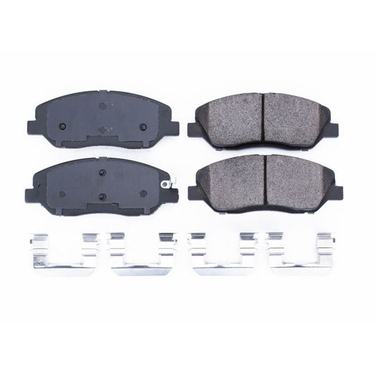 Power Stop 07-10 Hyundai Entourage Front Z17 Evolution Ceramic Brake Pads w/Hardware