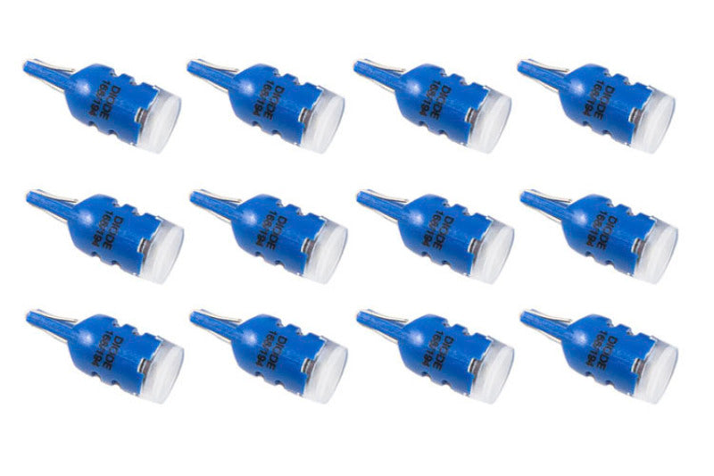 Diode Dynamics 194 LED Bulb HP5 LED - Blue Set of 12