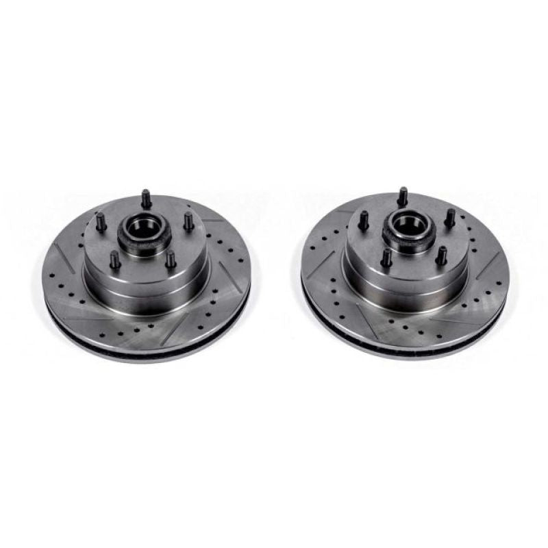 Disques de frein avant Power Stop 73-74 Buick Apollo Evolution percés et fendus - Paire