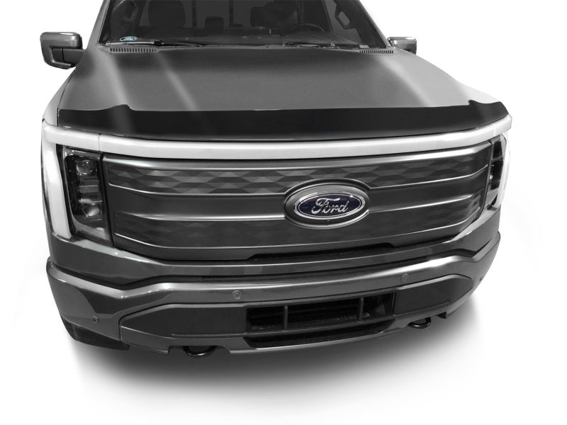 AVS 23-24 Ford F150 Lightning Aeroskin Low Profile Hood Shield - Smoke