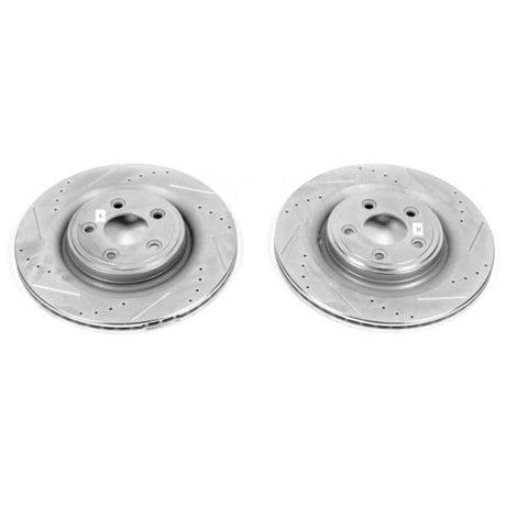 Power Stop 06-08 Jaguar S-Type Rear Evolution Drilled & Slotted Rotors - Pair