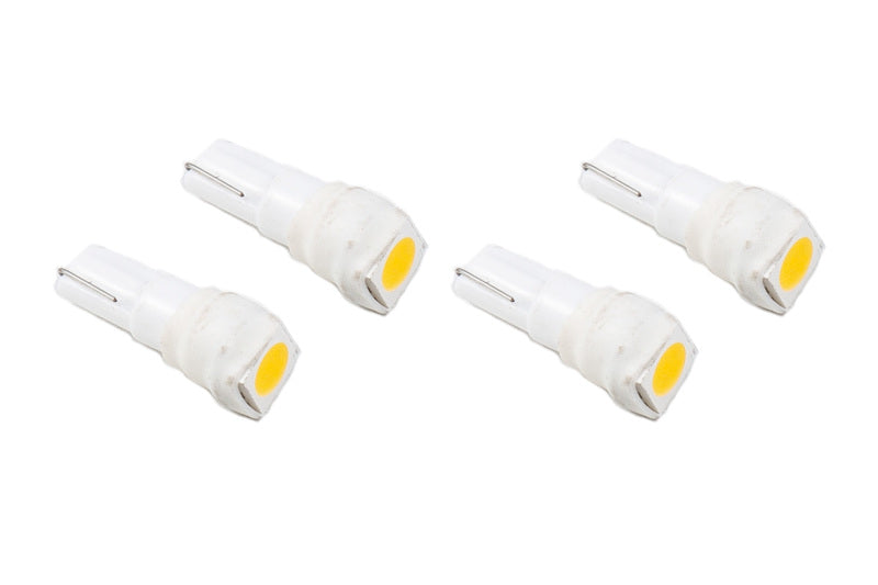 Lot de 4 ampoules LED SMD1 74 de Diode Dynamics, blanc chaud