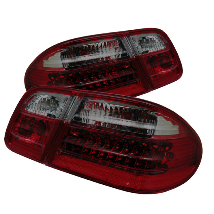 Xtune Mercedes Benz W210 Classe E 96-02 Feux arrière à LED Fumée rouge ALT-CL-MBW210-LED-RSM