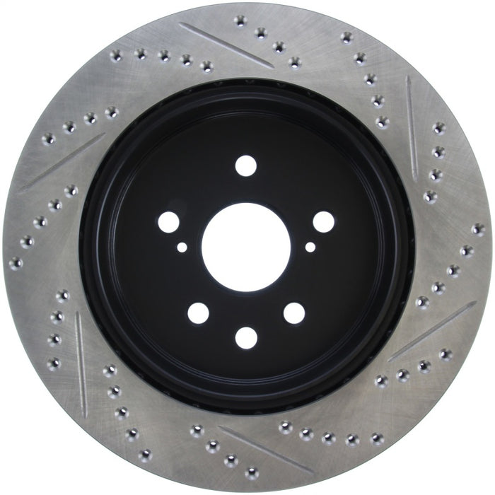 Disque de frein sport fendu et percé StopTech arrière droit 13-14 Lexus GS300/350/400/430